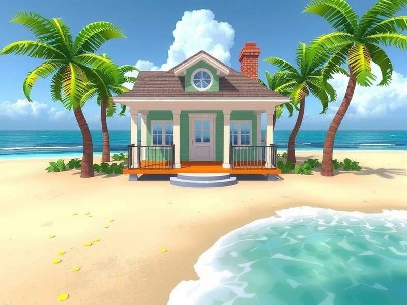 Beach Cottage Topaz Upgrade Gameplay Screenshot